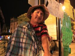 Según Hernández García, el comerciante que está en huelga de hambre no tiene permiso para vender. EL INFORMADOR / ARCHIVO