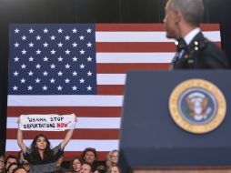 Obama les pidió no recurrir a los gritos e informarse adecuadamente sobre las medidas migratorias. AFP / M. Ngan