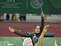 Con una calificación de 15.817, Valdez logró su segunda medalla dorada de estos juegos y su número trece. MEXSPORT / O. Martínez