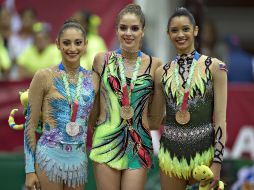 Valdez se coloca en primer lugar, tomando la medalla de plata su compatriota Rut Castillo, dejando en tercer lugar Michelle Sánchez. MEXSPORT / O. Martínez.