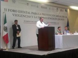 El titular de la Fiscalía del Estado, inauguró Foro para la Prevención Social de las Violencias y la Delincuencia en Jalisco. TWITTER / @FiscaliaJal