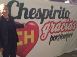 Villagrán comparte varias fotos en su cuenta de Facebook, en homenaje a su compañero. FACEBOOK / Carlos Villagran Eslava