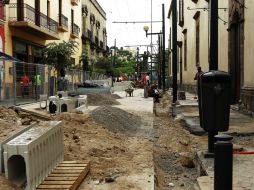 El polígono del primer cuadro de la ciudad ha estado intervenido durante las últimas semanas. EL INFORMADOR / ARCHIVO