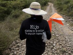 Padres de los normalistas desaparecidos piden que sus hijos sean encontrados con vida. AP / E. Verdugo