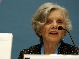 La ganadora del Premio Cervantes de Literatura 2013 lamentó la muerte del mexicano durante la FIL. NTX / ARCHIVO