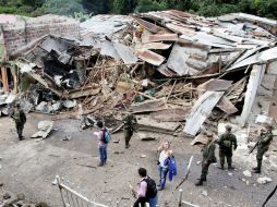 Los guerrilleros de las FARC activaron varios explosivos en un tramo de la vía Panamericana. EFE / ARCHIVO