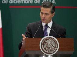 Es la primera vez que Presidente de la República visita Guerrero desde los hechos del 26 y 27 de septiembre en Iguala. AP / E. Verdugo