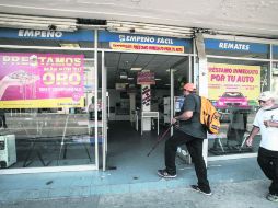 A pesar de las altas tasas de interés, en estas fechas es común que aumente el número de personas que acude a las casas de empeño. EL INFORMADOR / A. García