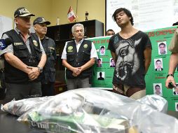 El hombre identificado como G.T.G., de 22 años, fue sorprendido cuando se hospedaba en un hotel. EFE /