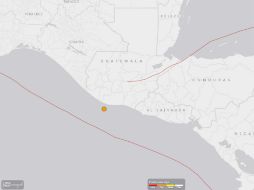 El epicentro estuvo ubicado en el océano Pacífico, a 53 km de profundidad. ESPECIAL / earthquake.usgs.gov