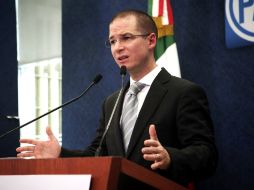 Ricardo Anaya asegura que su partido seguirá luchando con ánimo constructivo y esperanza en un futuro mejor. SUN / ARCHIVO