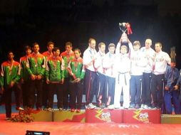 El equipo varonil recibe la presea plateada, no logra refrendar el título conseguido el año pasado en Costa de Marfil. TWITTER / @CONADE