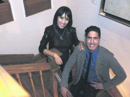 Creadores. Diana Flores y Josué Félix en el restaurante La Libertad 1705, donde presentaron su 'corto'. EL INFORMADOR / F. Rodríguez