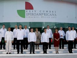 Antes del cierre, los mandatarios se encontraron en la mañana para un retiro a puerta cerrada. EFE / ARCHIVO