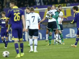 El gol estuvo a cargo de Max Meyer en el minuto 62 pocos minutos después de haber entrado al campo. AP / D. Bandic.