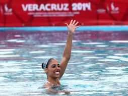 Nuria Diosdado participó en los JCC Veracruz 2014 donde ganó siete medallas de oro. ESPECIAL / deporte.gob.mx
