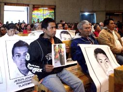 Se llevó a cabo una misa en memoria de los estudiantes que murieron y para pedir que aparezcan con vida los 42 normalistas. SUN / A. Hernández