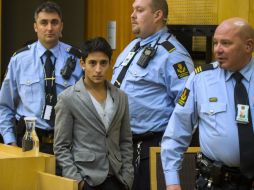 Adán pagó una multa por alteración del orden durante la ceremonia del Nobel de la Paz. AFP / O. Andersen