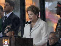 La presidenta Rousseff pronuncia emotivo discurso en el que revive su experiencia como presa política en Sao Paulo en los setenta. AFP / ARCHIVO