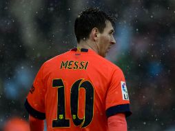 El club blaugrana marcha segundo en la liga española. AFP / ARCHIVO