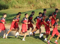 El Atlas comenzó los trabajos de pretemporada en Isla Navidad. TWITTER / @atlasfc