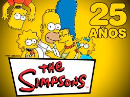 La familia amarilla 'Los Simpson' cumplen 25 años en la pantalla chica con 565 episodios. ESPECIAL /