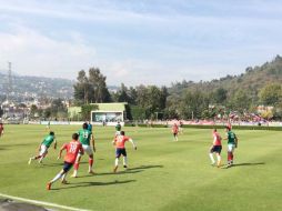 El partido se llevó a cabo en las instalaciones del CAR de la Femexfut. TWITTER / @Chivas