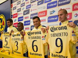 Los nuevos jugadores Azulcrema ya aprobaron los exámenes médicos y están listos para iniciar su aventura. MEXSPORT / J. Ramírez
