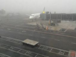 El último reporte señala que ya hay condiciones meteorológicas favorables para salidas y llegadas. TWITTER / @JorgeLongoria