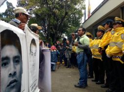 Los manifestantes se encuentran frente a la embajada de Alemania, en la colonia Polanco. TWITTER /  @YoSoy132SC