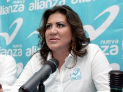 La senadora de Nueva Alianza, Mónica Arriola Gordillo presenta la reforma a los artículos 215 A y 215 C. NTX / ARCHIVO