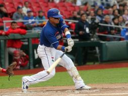 El segunda base de los jaliscienses, 'Manny' Rodríguez, señala que el equipo ha cumplido con la meta de terminar en el primer sitio. EL INFORMADOR / A. Hinojosa