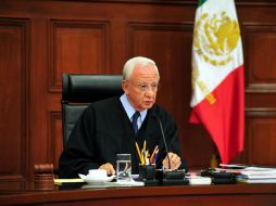 Juan Silva Meza fue hasta el 31 de diciembre del 2014 presidente de la Suprema Corte de Justicia de la Nación. NTX / ARCHIVO