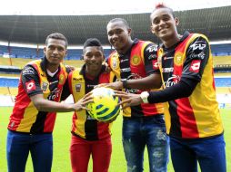 González, Guerrero, Anangono y Martínez, los nuevos Leones Negros. EL INFORMADOR / M. Vargas