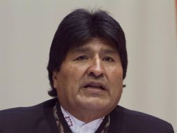 El presidente de Bolivia, Evo Morales, hace balance de su año como presidente del Grupo de los 77 y China. EFE / M. Rajmil