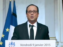 Tenemos que demostrar nuestra determinación a luchar contra todo lo que pueda dividirnos', Hollande. AFP / R. de la Mauviniere