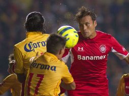 Ninguno de los dos equipos pudo concretar algunas de las jugadas de peligro que generaron. AFP / A. Jiménez