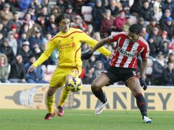 Markovic da la ventaja a los suyos desde el minuto ocho pero el marcador ya no se movió en todo el encuentro. EFE / L. Parnaby