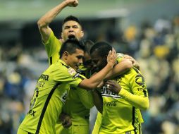 Las Águilas comienza de la mejor forma la defensa de su título en el Torneo Clausura 2015. EFE / J. Méndez