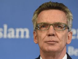 De Maiziere durante el foro de diálogo entre el gobierno y la comunidad musulmana. AFP / T. Schwartz