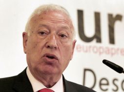 García-Margallo no pudo reunirse anteriormente con el viceprimer ministro Ziad Abu Amer, pues Israel le impidió entrar en la Franja. NTX / J. Rojas