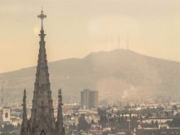 Así se observó la polución en la zona metropolitana. EL INFORMADOR / F. Atilano