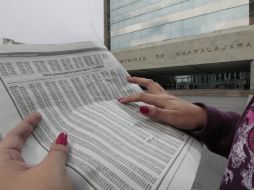 La UdeG publicó este martes las listas de admisión del calendario 2015-A. EL INFORMADOR / F. Atilano