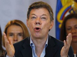 Juan Manuel Santos convoca a los colombianos a unirse alrededor de la paz. AP / ARCHIVO