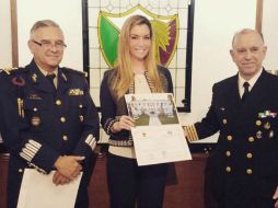 En sus spots, Gabriela Medrano Galindo se hace promoción con sus informes. TWITTER / @gabymedrano83