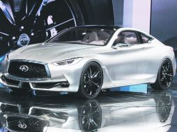 INFINITI Q60 CONCEPT. Un auto con orientación deportiva que forma parte de la renovada familia de esta marca de lujo. AFP /