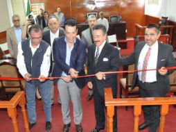 El Fiscal Central, Rafael Castellanos, asiste a la inauguración. ESPECIAL / Fiscalía General del Estado