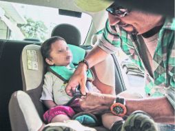 La silla portainfantes ayuda a prevenir lesiones al menor en caso de un accidente. Sólo 2% de la población la utiliza. EL INFORMADOR / E. Barrera