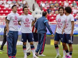 La frase es parte de la campaña de Chivas en busca de la salvación. MEXSPORT / A. Macías