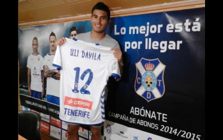 Dávila sólo jugó seis meses en este equipo. TWITTER / @CDTOficial